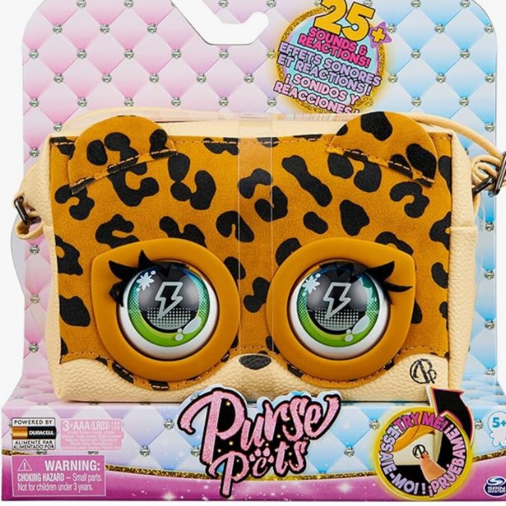 New in Box Purse Pets, Fierce Fox Interactive Pet Toy & Crossbody Kids Purse